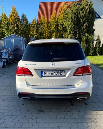 Mercedes-Benz GLE cena 195300 przebieg: 124800, rok produkcji 2016 z Warszawa małe 407